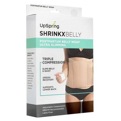 Postpartum Slimming Belly Wrap, Size S/M Black