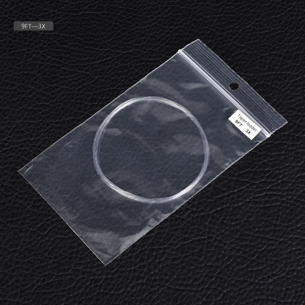 Fishing Pesca Line Leader 2.75M Taper 0X-6X Wire Front Lines Sinking Brain 27965 Accessory Fly 9FT Lure Tool Fishing Flying