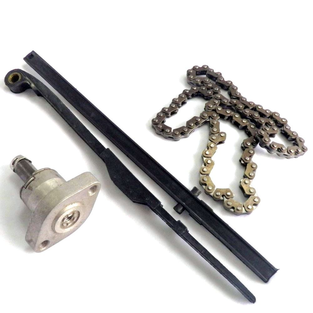 Scooter Timing Chain 90 Links & Upper & Lower Chain Guide Tensioner For Motorcycle GY6 50cc 125cc 4 Stroke 139QMB Cam Moped ATV