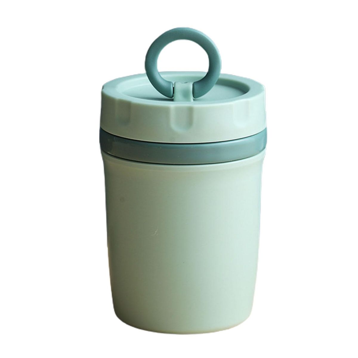 Soup Cup Food Contact Grade Portable Breakfast Oatmeal Mug Green