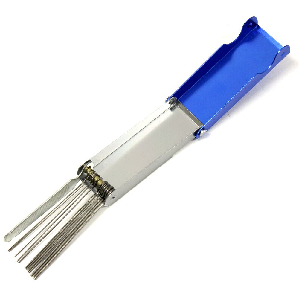 13 In 1 Welding Torch Nozzle Tip Cleaner Blue Metal Shell