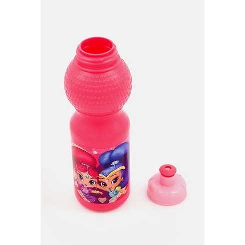 Shimmer And Shine Plastic Water Bottle - 500 Ml - Pink