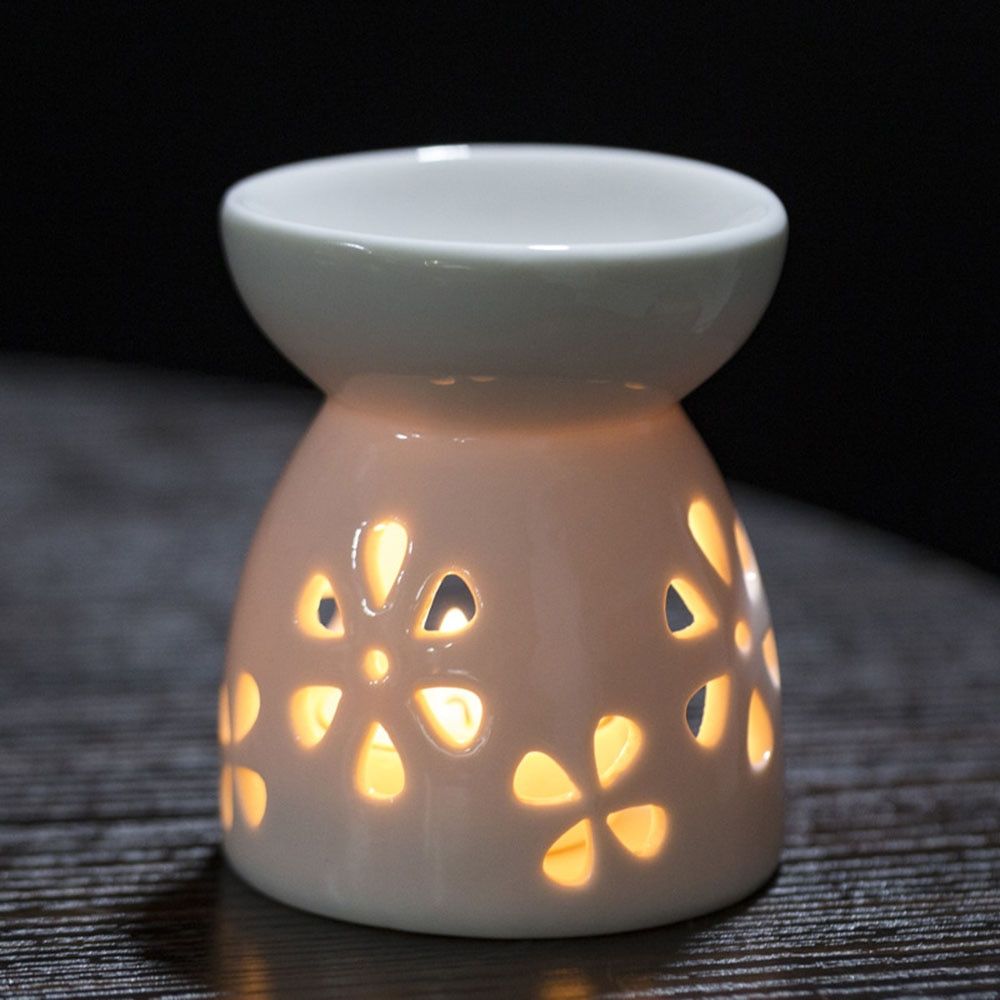 Household Practical Ceramic  Oil Burner Melt Wax Warmer