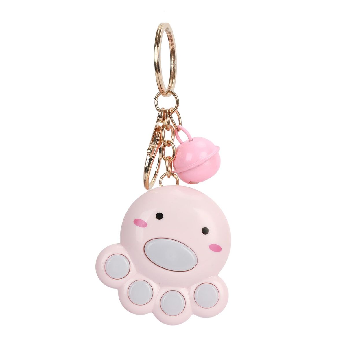 Game Keychain Bell Octopus Memory Game Machine Pink