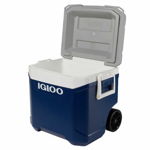 Maxcold Latitude Rolling Cooler With Telescoping Handle - 62 Quart