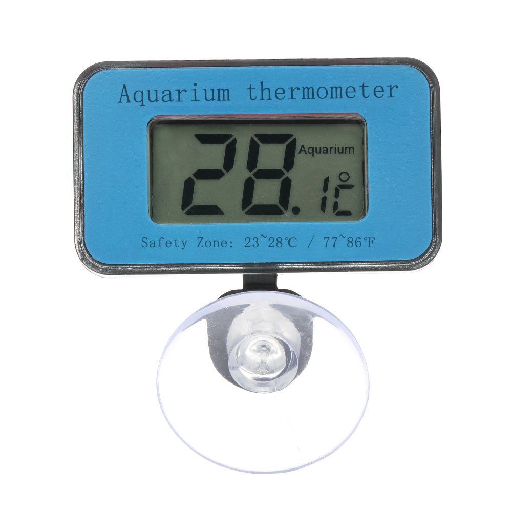 Digital LCD Aquarium Thermometer With Suction Cup Waterproof