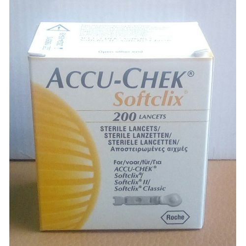 200 PCs ACCU-CHECK Softclix Lancets