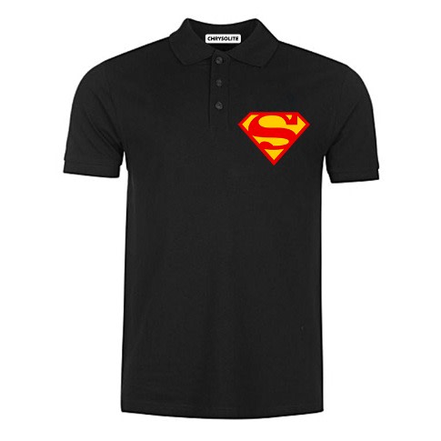 Superman Polo T-shirt - Black