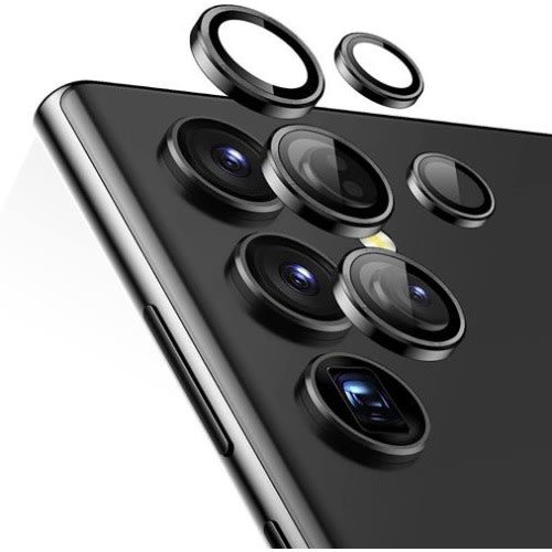 Camera Protector For Samsung S23 Ultra- Black