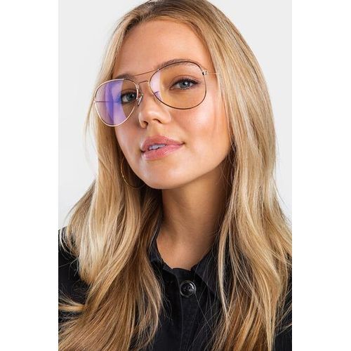 Women's Fashion Anti Blue Light Aviator Sunglasses