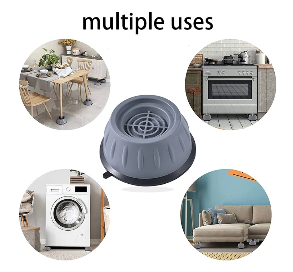 4Pcs Anti Vibration Feet Pads Rubber Mat Slipstop Stands