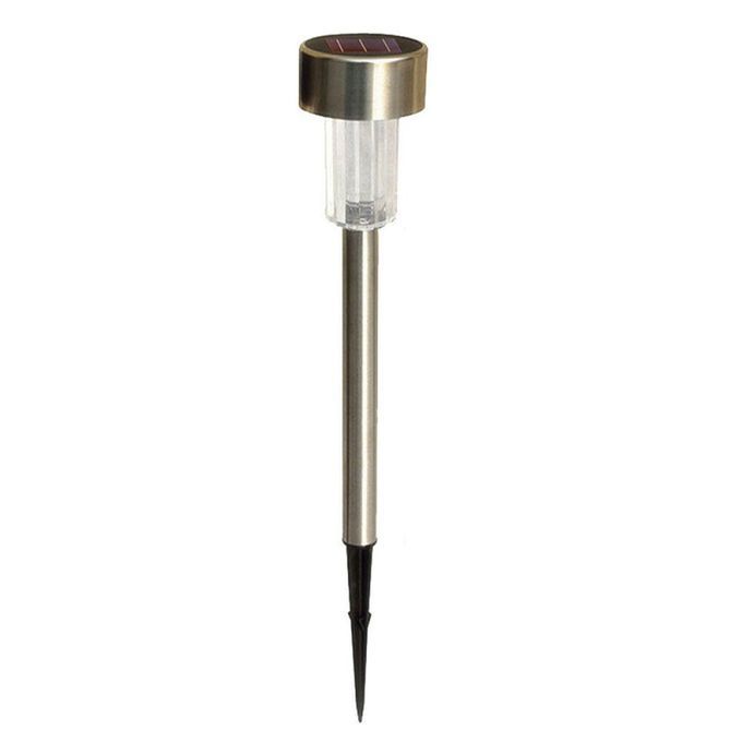 Stainless Steel Solar Small Tube Light  Al Solar Lawn Light De Oration-colorful-4.5*4.5*29.5cm