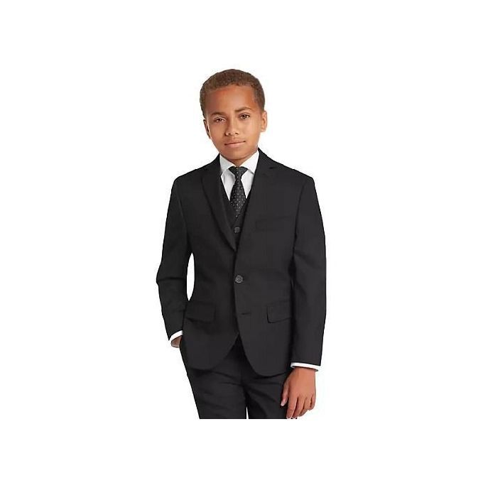 T.M. LEWIS BOYS FORMAL SUIT (3 PIECE  SET) - BLACK