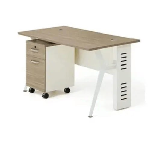 Modern Metal Office Table With Drawers