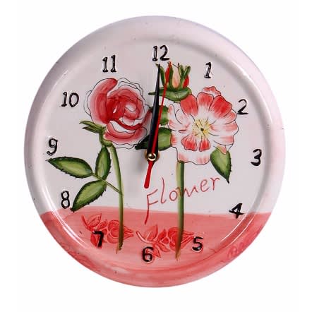 Ceramic Flower Clock
