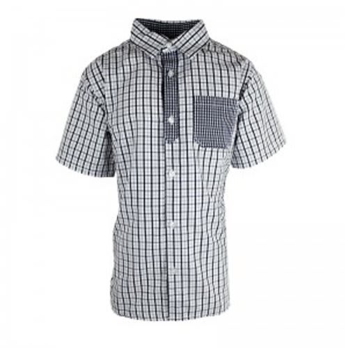 Boy's Check Short Sleeve Shirt - Multicolour