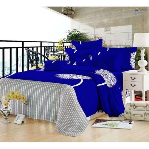 Unique Pattern Duvet Set With 4 Pillows