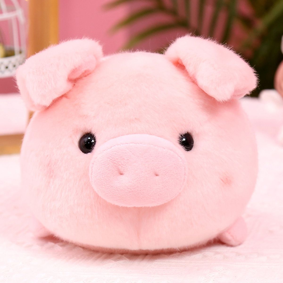 20cm Plush Doll Stuffed Animal Panda Dog Pig Cow Doll Room Decor E