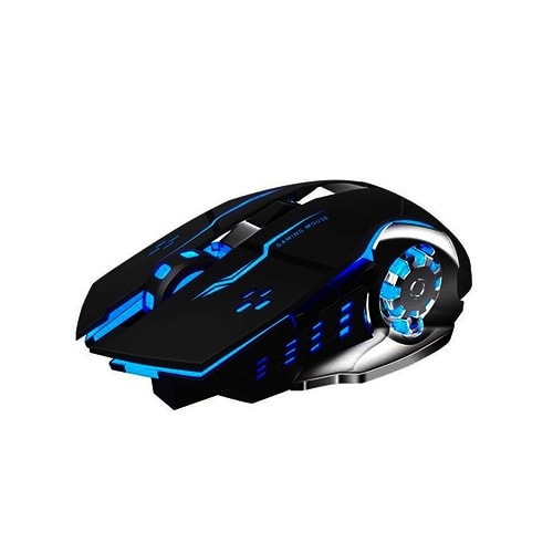 Wireless Rechargeable Gaming Mouse- Black