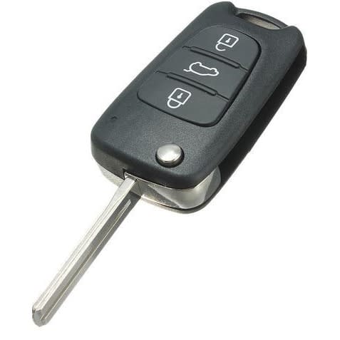 3 Button Folding Remote Key Fob Case Shell Cover For Kia Seed Picanto Sportage