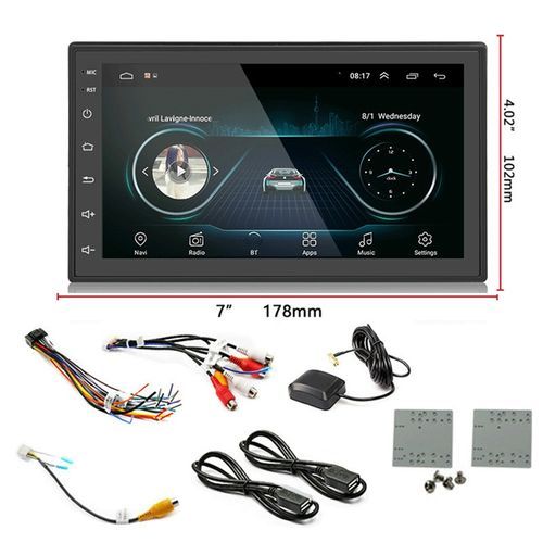 7" 4 Core Android Player GPS Receiver 2 DIN Radio Stereo OBD2 WIFI