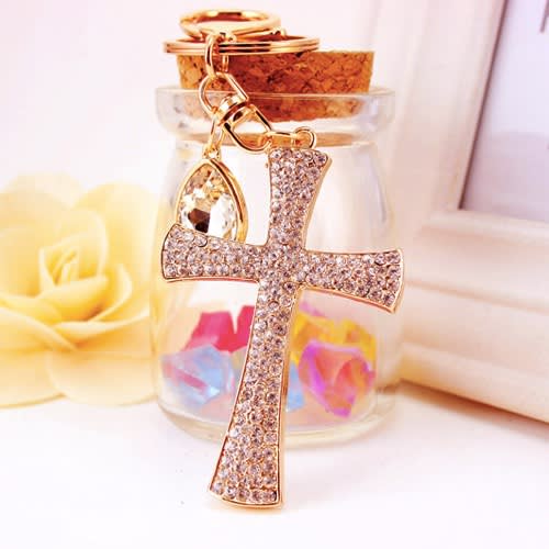 Exquisite Cross Handbag Charm
