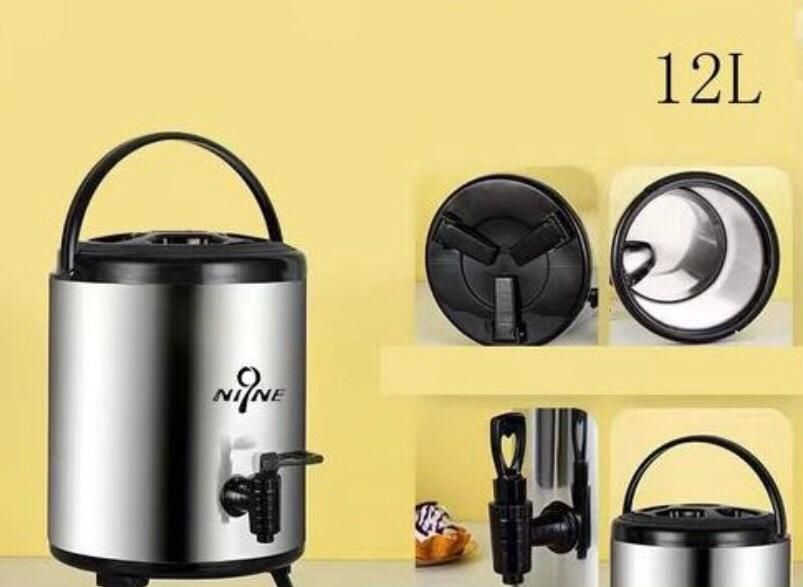 Milk Tea Bucket 12L { Heat Insulation Barrel }