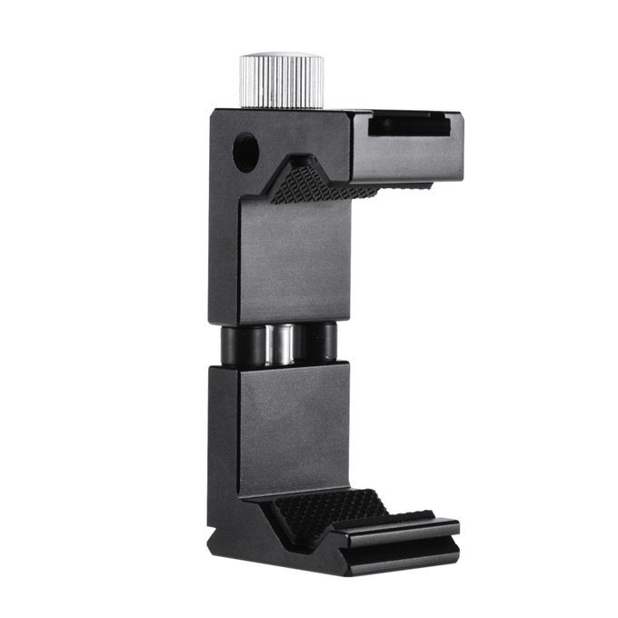 Phone Tripod Mount Clamp Universal Phone Holder Clip With