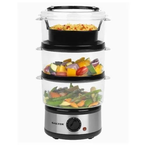3 Tier Food Steamer - 7.5L - 500W