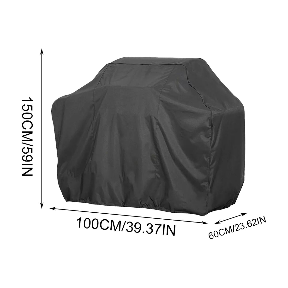 Waterproof BBQ Cover Outdoor BBQ Grill Cover Anti-Dust Rain Gas Charcoal Electric Barbeque Cover Heavy Duty Charbroil Cloth
