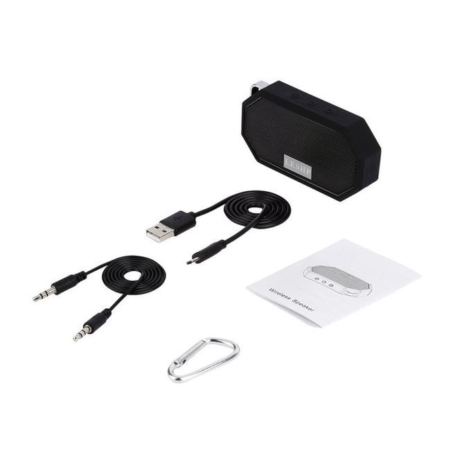 Outdoor Portable Speaker Waterproof Sho Kproof Wireless Speaker With Mi -bla K