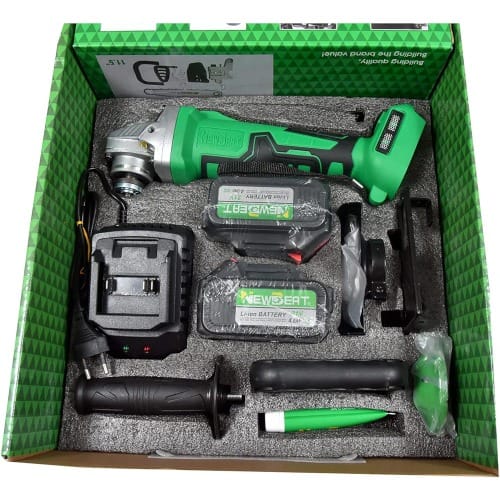 Cordless Angle Grinder 21v - With Two Batteries