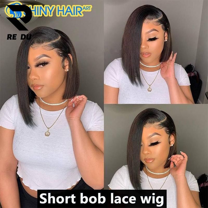 Transparent Glueless Curly Bob Wigs - Cheap Closure Short Bob Front Wig