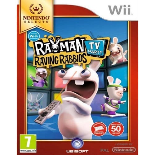 RAYMAN RAVING RABBIDS TV -NINTENDO WII PAL