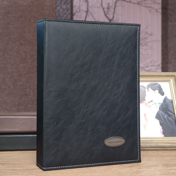 6 Inch 240 Sheets Leather Cover Photo Album