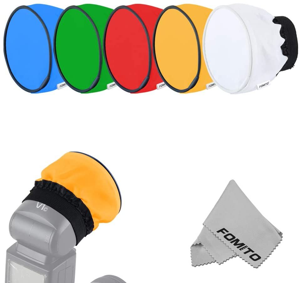 Flash Diffuser Color Filter 5pcs For Godox V1 Flash