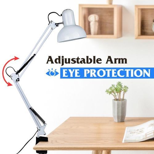 Room Desk Lamp Swing Arm Clamp Installation Desk Lamp