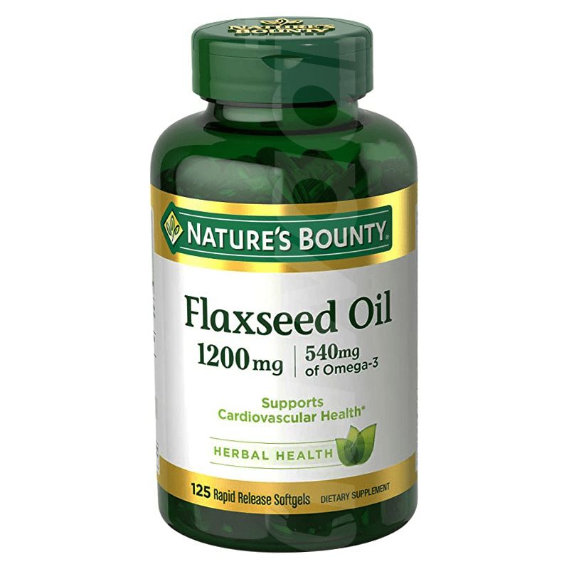 Flaxseed Oil Softgels 1200mg + Omega 3