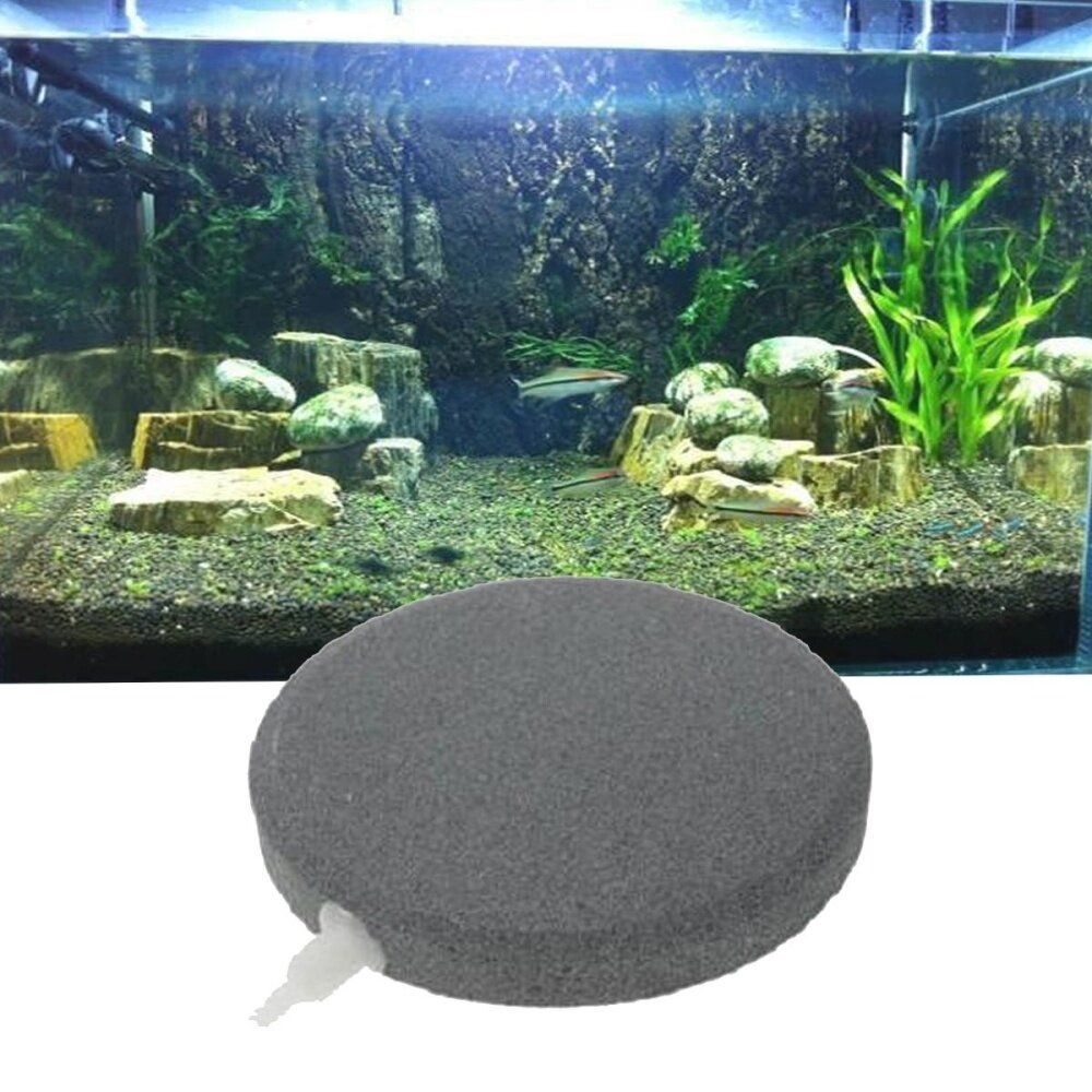 Aquarium Pond Pump Bubble Air Disk Diffuser Hydroponics Aerator Fish Tank