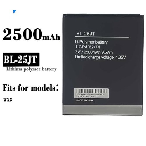 Replacement Battery For Tecno Bl-25jt