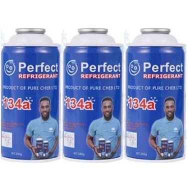 Perfect R134A AC Gas Small - 340g X3Pcs