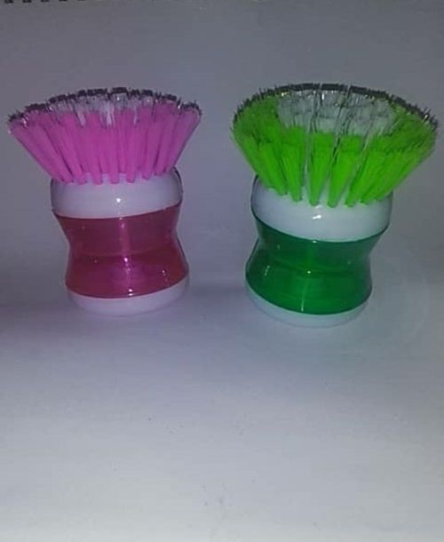 2 Pieces - Soap Drop Dish Washer Brush "Keep Your Dish Clean