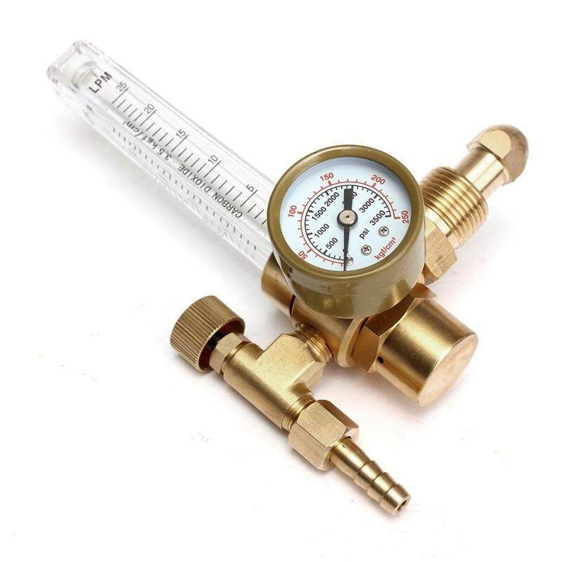 CGA580 Argon CO2 Gas Mig Tig Flow Meter Welding Weld Flowmeter Regulator Welder CGA580 Fits