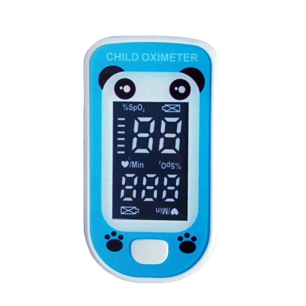 Portable Fingertip Pulse-Oximeter with Lanyard Mini SpO2 Pulse Rate Monitor Quick Measurement LED-Display Blood-Oxygen Saturation Measuring Gauge for Children Kids Pediatric Adults (Batteries not included)