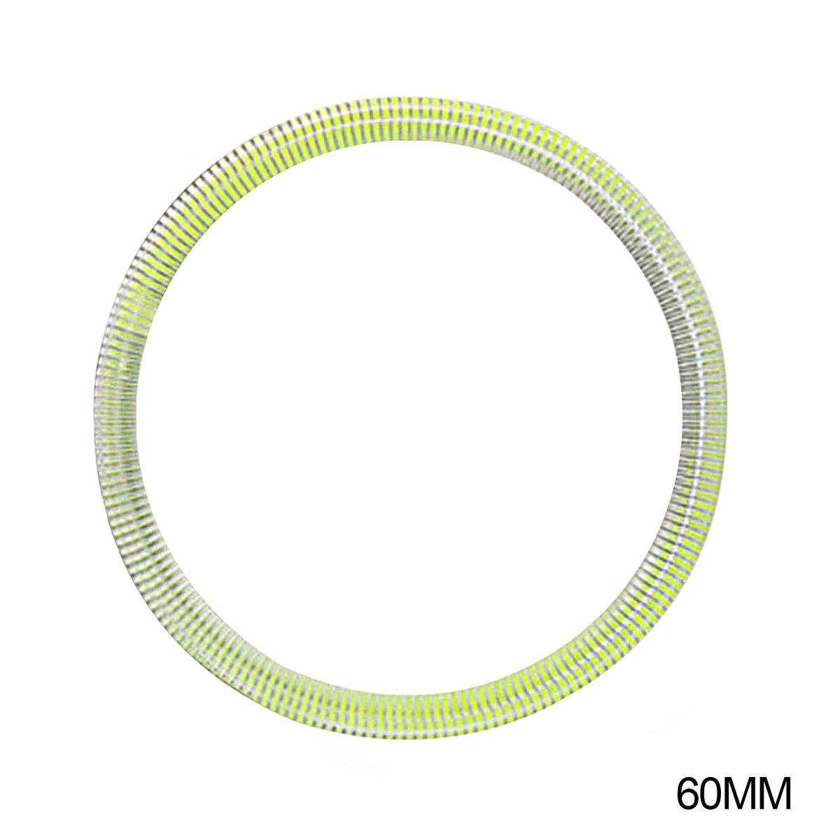 12V DC 60MM 70MM Bright Auto Headlight COB Angel Eyes Halo-