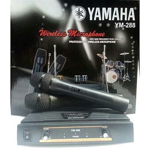 YM288 Wireless Microphone With 2 Mic & Battery - YM288