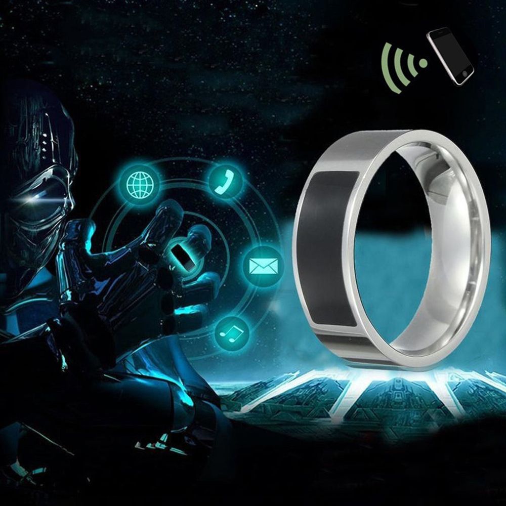 1 PC Titanium Steel Casual Creative NFC Smart Ring