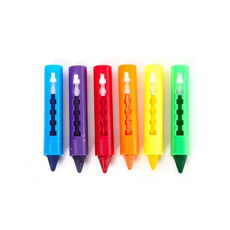 6Pcs Bathroom Washable Crayon Kids Baby Bath Time Paints Drawing Pens Toy for Halloween Watercolor Pen Mark Painting for kids