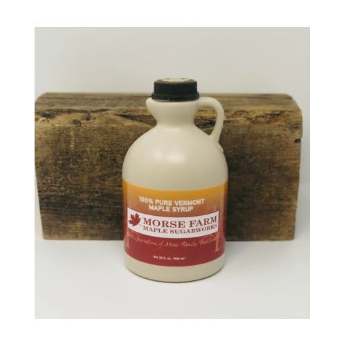 Organic Vermont Maple Syrup, Grad A Golden, 32oz 946 Ml