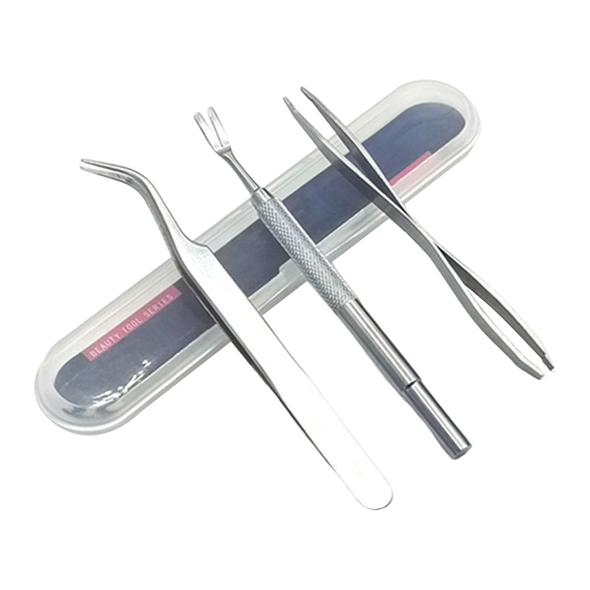 1 Set Tick Tweezer Cat Dog Flea Remover Tool A